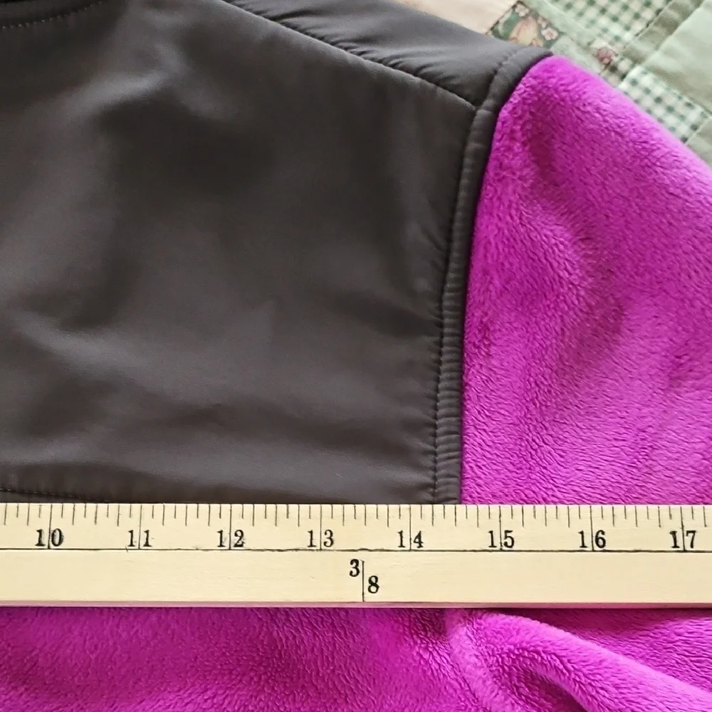 Fila Sport Purple Fleece Zip Up Jacket- Size S - Picture 5 of 8